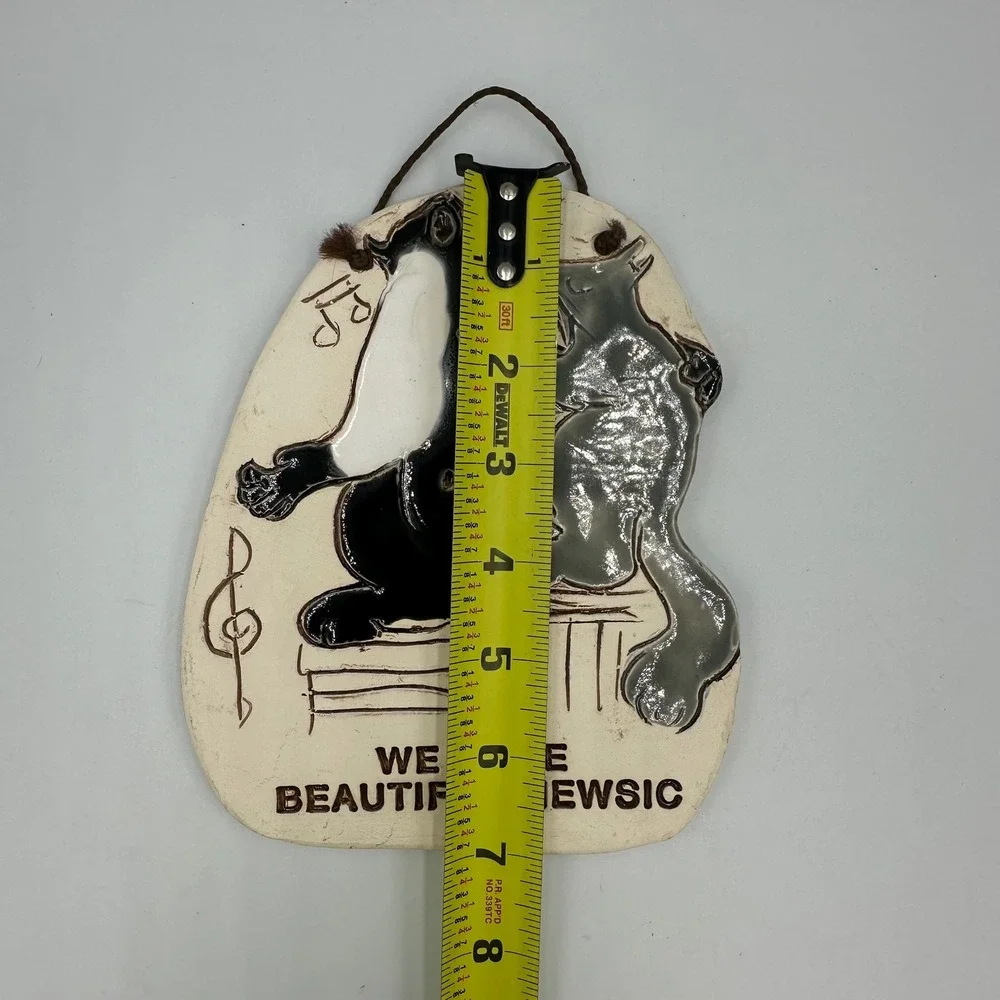 Vintage SMP 1993 Ceramic Cat Wall Plaque‎ 